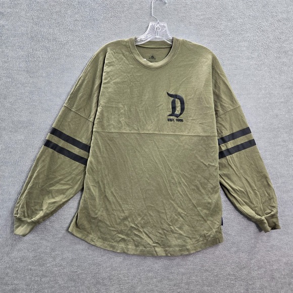 Tops - Disney Women Top Small Green Spirit Jersey Shirt Disneyland Resort Long Sleeve